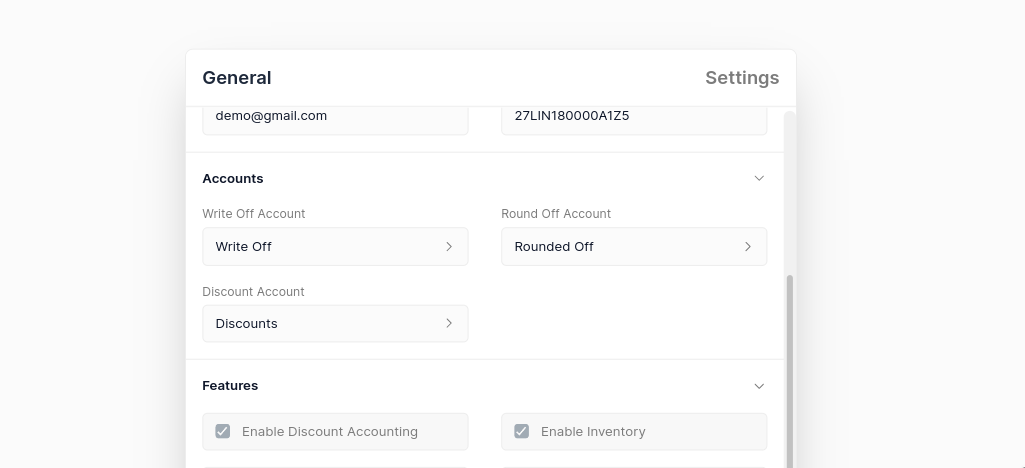 Enable Inventory