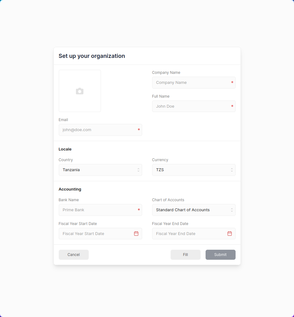 Setup Wizard